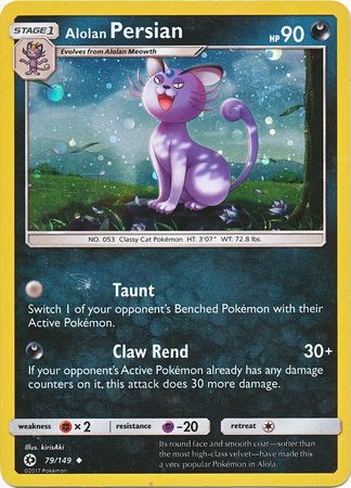 Alolan Persian - 79/149 - Holo Promo available at 401 Games Canada