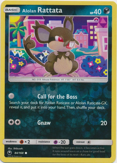 Alolan Rattata - 84/168 - Common - Reverse Holo available at 401 Games Canada