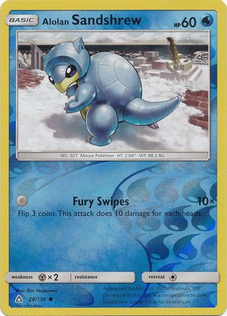 Alolan Sandshrew - 28/156 - Common - Reverse Holo available at 401 Games Canada