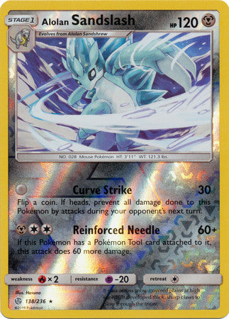 Alolan Sandslash - 138/236 - Rare - Reverse Holo available at 401 Games Canada