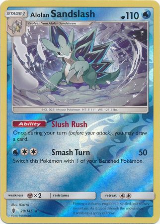 Alolan Sandslash - 20/145 - Rare - Reverse Holo available at 401 Games Canada