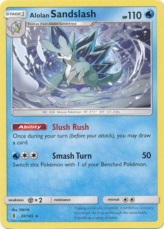 Alolan Sandslash - 20/145 - Rare available at 401 Games Canada