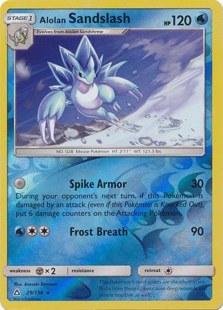 Alolan Sandslash - 29/156 - Rare - Reverse Holo available at 401 Games Canada