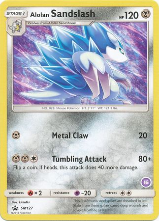 Alolan Sandslash - SM127- Trainer Kit Non-Holo - Promo (#16) available at 401 Games Canada