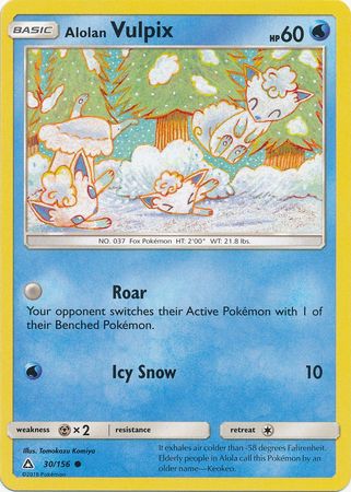 Alolan Vulpix - 30/156 - Common available at 401 Games Canada