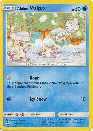 Alolan Vulpix - 30/156 - Common available at 401 Games Canada