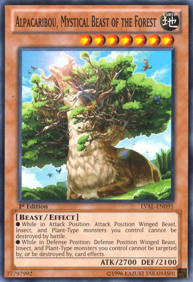 Alpacaribou, Mystical Beast of the Forest - LVAL-EN095 - Common - 1st Edition available at 401 Games Canada