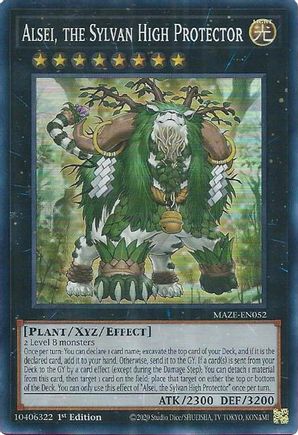 Alsei, the Sylvan High Protector - MAZE-EN052 - Super Rare - 1st Edition available at 401 Games Canada