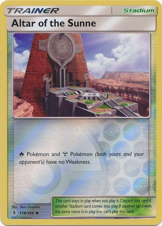 Altar of the Sunne - 118/145 - Uncommon - Reverse Holo available at 401 Games Canada