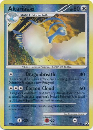 Altaria - 12/106 - Rare - Reverse Holo available at 401 Games Canada