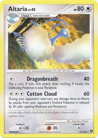 Altaria - 12/106 - Rare available at 401 Games Canada