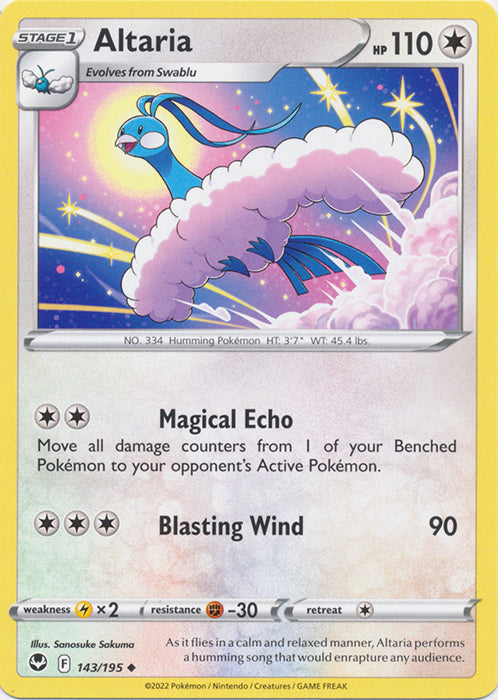 Altaria - 143/195 - Uncommon available at 401 Games Canada