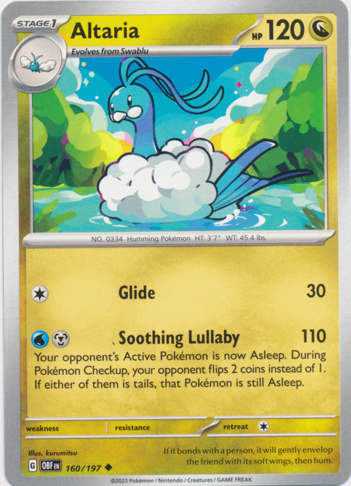 Altaria - 160/197 - Uncommon available at 401 Games Canada