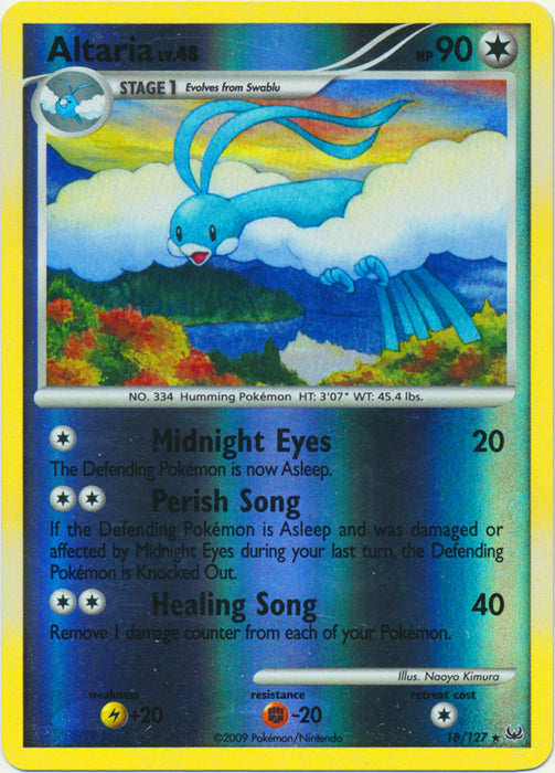 Altaria - 18/127 - Rare - Reverse Holo available at 401 Games Canada