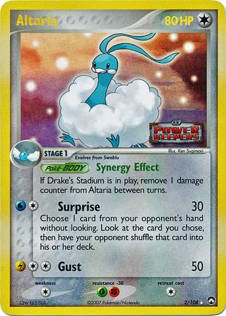 Altaria - 2/108 - Holo Rare - Reverse Holo available at 401 Games Canada