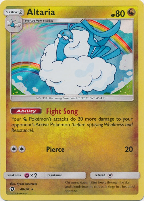 Altaria - 40/70 - Holo Rare available at 401 Games Canada