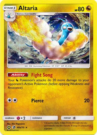 Altaria - 40a/70 - Holo Promo available at 401 Games Canada