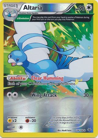 Altaria - 74/108 - Rare - Reverse Holo available at 401 Games Canada