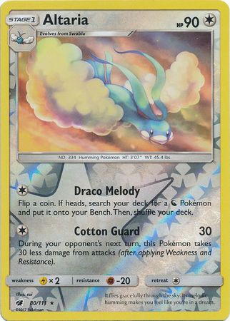 Altaria - 80/111 - Rare - Reverse Holo available at 401 Games Canada