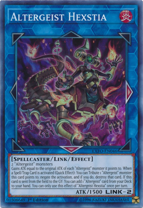 Altergeist Hexstia - EXFO-EN046 - Super Rare - 1st Edition available at 401 Games Canada