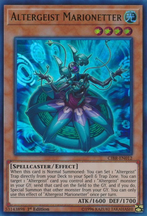 Altergeist Marionetter - CIBR-EN012 - Ultra Rare - 1st Edition available at 401 Games Canada