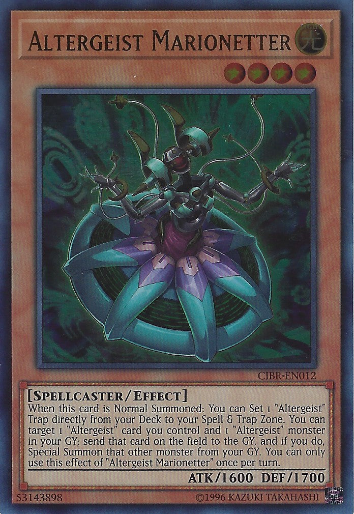 401 Games Canada - Altergeist Marionetter - CIBR-EN012 - Ultra Rare - Unlimited 401 Games Canada - Altergeist Marionetter - CIBR-EN012 - Ultra Rare - Unlimited