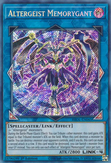 Altergeist Memorygant - BROL-EN045 - Secret Rare - 1st Edition available at 401 Games Canada