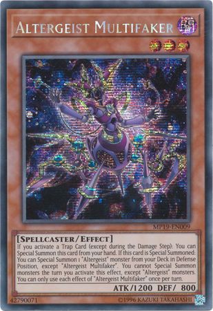 Altergeist Multifaker - MP19-EN009 - Prismatic Secret Rare - Unlimited available at 401 Games Canada