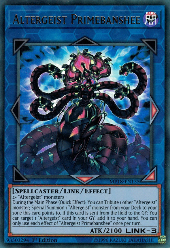 Altergeist Primebanshee - MP18-EN135 - Ultra Rare - 1st Edition available at 401 Games Canada