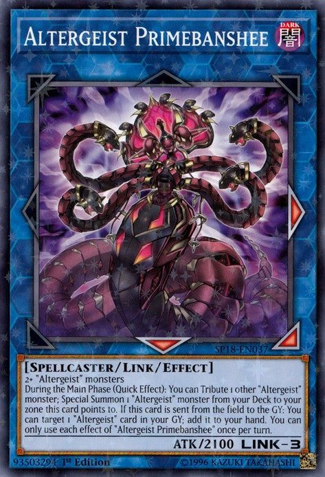 Altergeist Primebanshee - SP18-EN037 - Starfoil Rare - 1st Edition available at 401 Games Canada