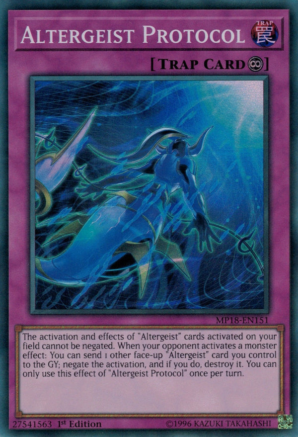Altergeist Protocol - MP18-EN151 - Super Rare - 1st Edition available at 401 Games Canada