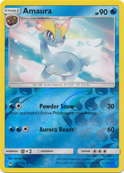 Amaura - 27/131 - Uncommon - Reverse Holo available at 401 Games Canada