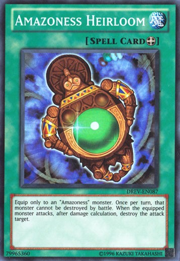 Amazoness Heirloom - DREV-EN087 - Super Rare - Unlimited available at 401 Games Canada