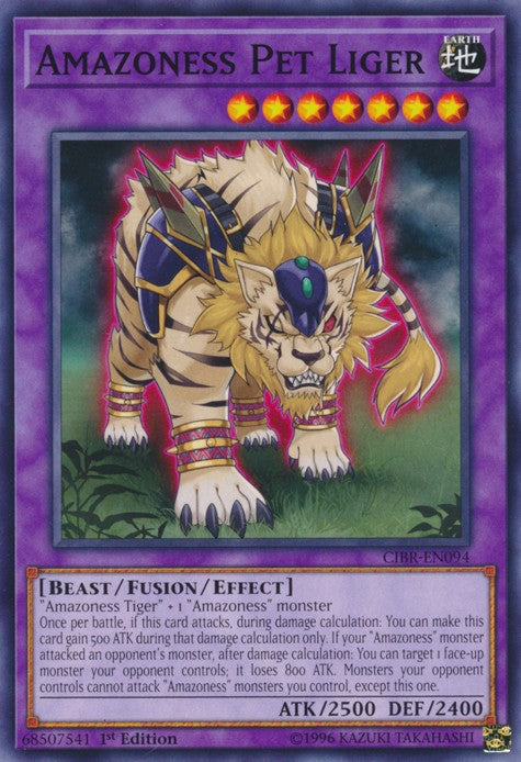 Amazoness Pet Liger - CIBR-EN094 - Common - 1st Edition available at 401 Games Canada