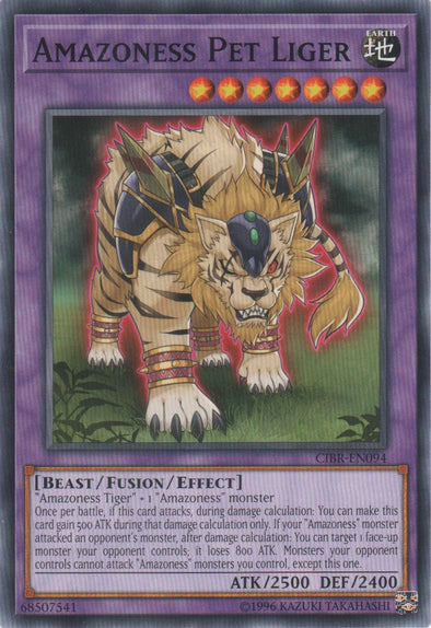 Amazoness Pet Liger - CIBR-EN094 - Common - Unlimited available at 401 Games Canada