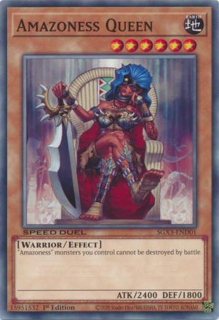 Amazoness Queen - SGX3-END01 - Common - 1st Edition available at 401 Games Canada