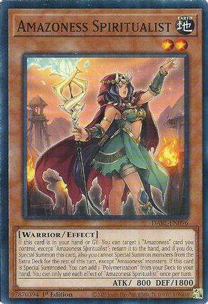 Amazoness Spiritualist - DABL-EN096 - Common - 1st Edition available at 401 Games Canada