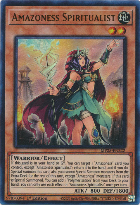 Amazoness Spiritualist - MP23-EN222 - Ultra Rare - 1st Edition available at 401 Games Canada