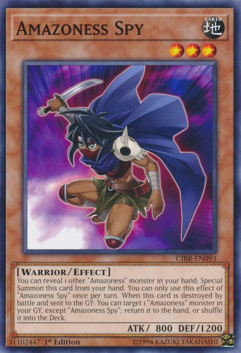 Amazoness Spy - CIBR-EN093 - Common - 1st Edition available at 401 Games Canada