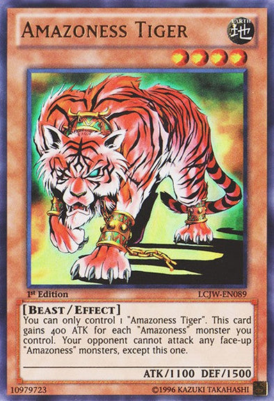 Amazoness Tiger - LCJW-EN089 - Ultra Rare - 1st Edition available at 401 Games Canada