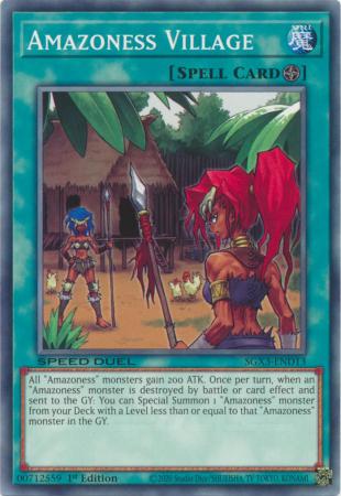 Amazoness Village - SGX3-END13 - Common - 1st Edition available at 401 Games Canada