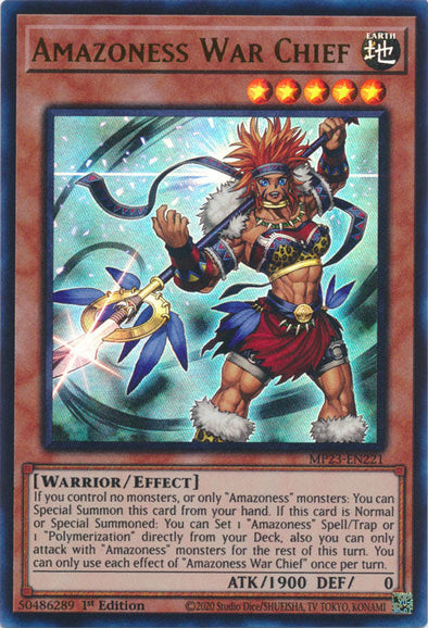 Amazoness War Chief - MP23-EN221 - Ultra Rare - 1st Edition available at 401 Games Canada