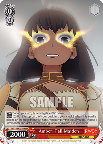 Amber: Fall Maiden - RWBY/WX03-E048S - Super Rare available at 401 Games Canada