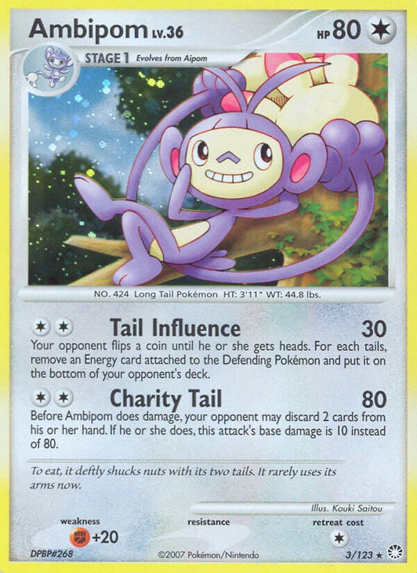 Ambipom - 3/123 - Holo Rare available at 401 Games Canada