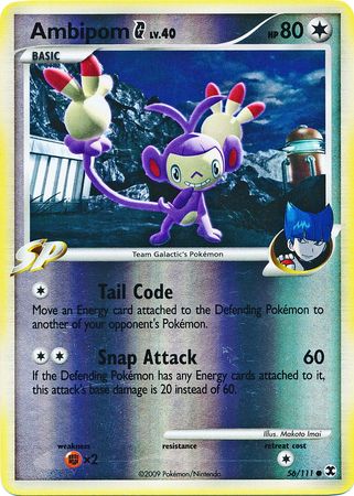 Ambipom G - 56/111 - Common - Reverse Holo available at 401 Games Canada