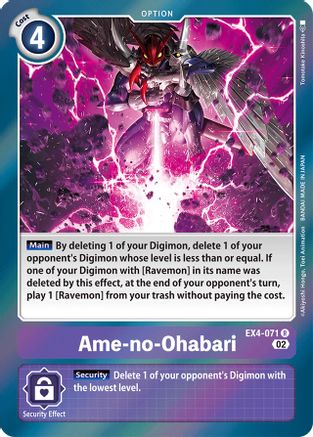 Ame-no-Ohabari - EX4-071 - Rare available at 401 Games Canada