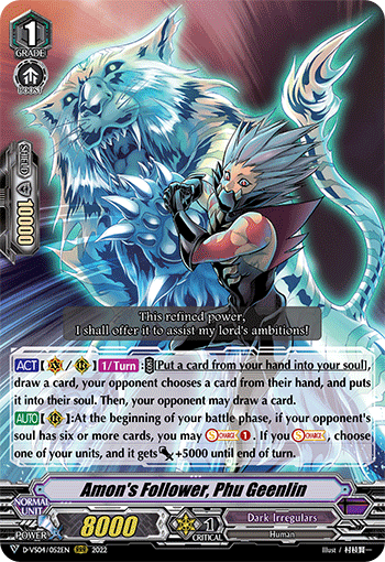 Amon's Follower, Phu Geenlin - D-VS04/052 - Triple Rare available at 401 Games Canada