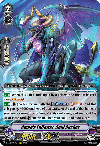 Amon's Follower, Soul Sucker - D-VS06/050 - Triple Rare available at 401 Games Canada