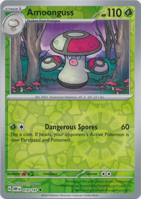 Amoonguss - 010/197 - Uncommon - Reverse Holo available at 401 Games Canada