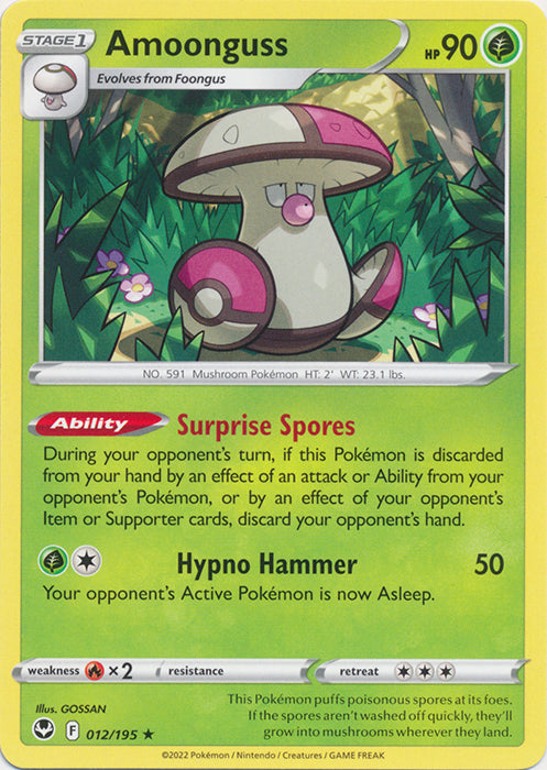 Amoonguss - 012/195 - Rare available at 401 Games Canada